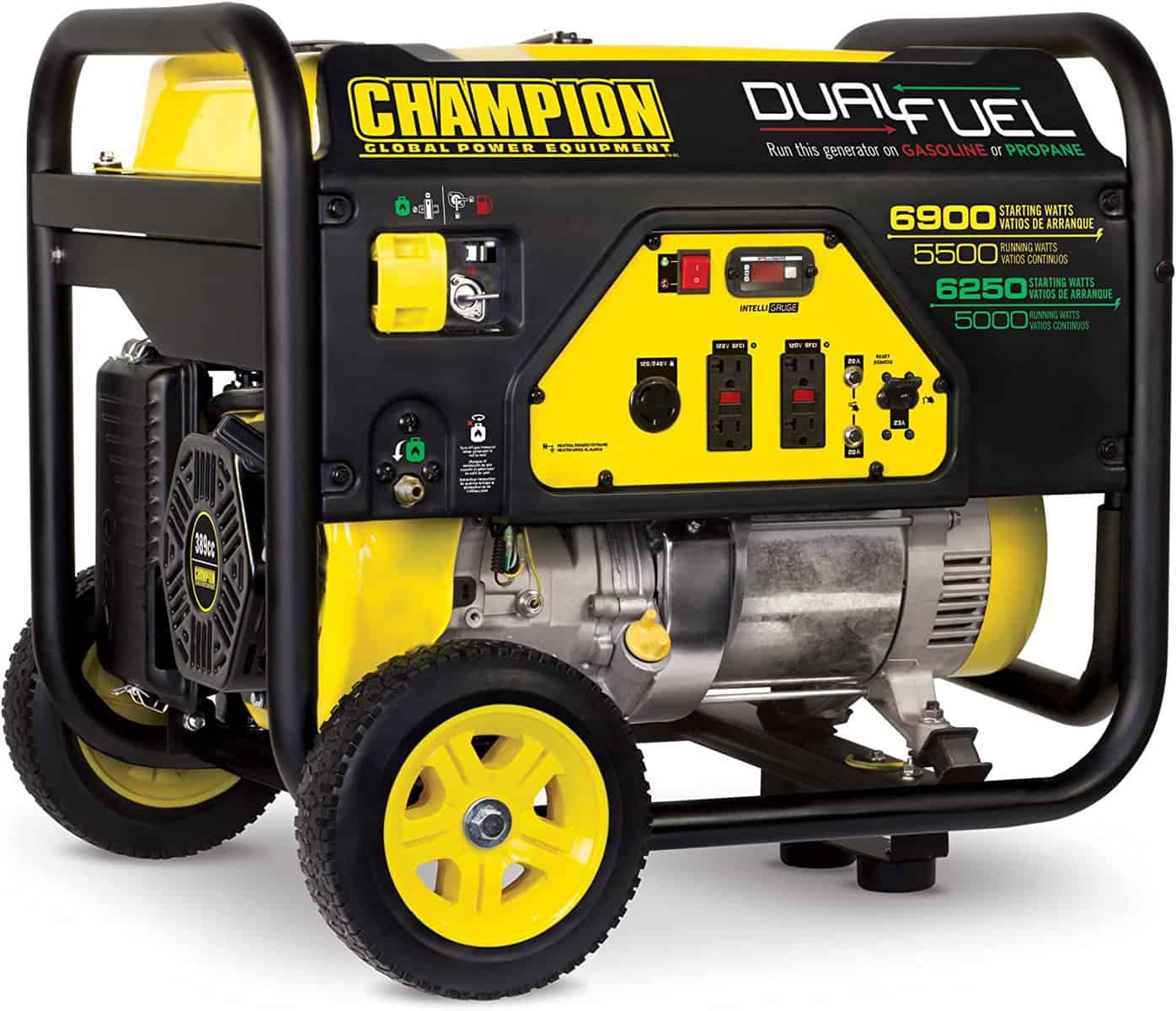 Champion 5500 Watt Dual Fuel Power Supply