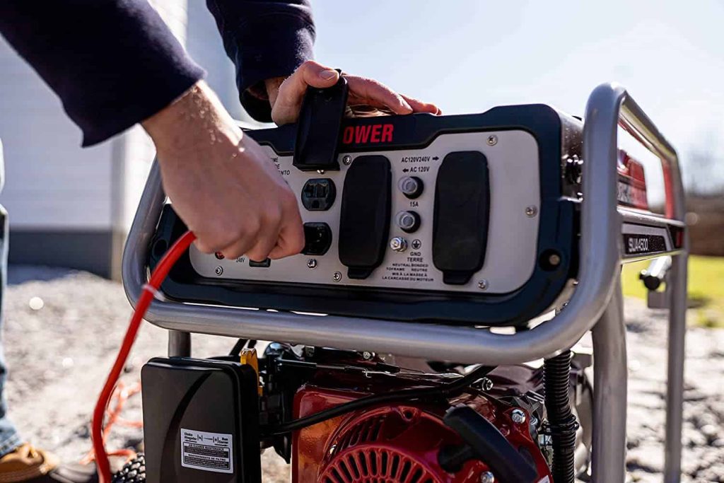 Plugging Into A Generator Outlet
