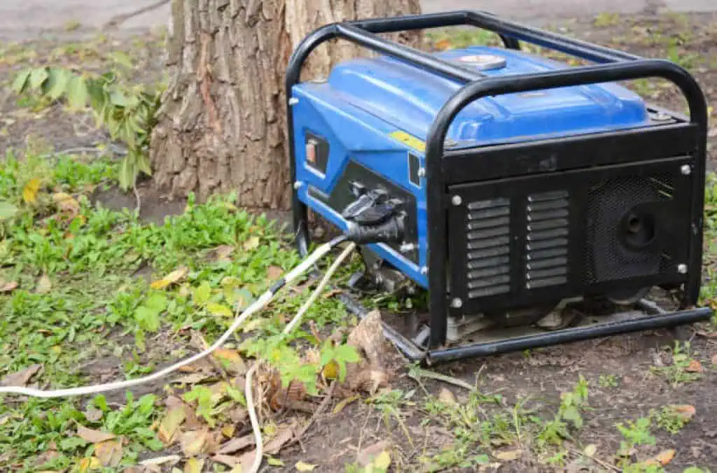 Potable Generator Outside