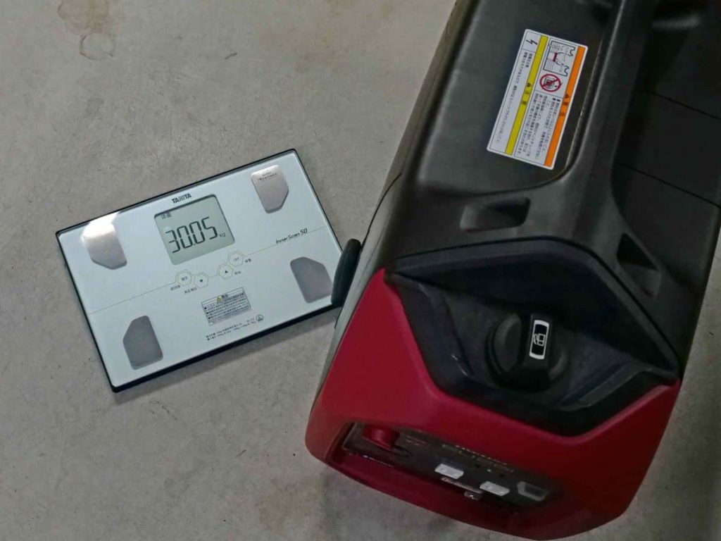 Portable Generator On A Scale