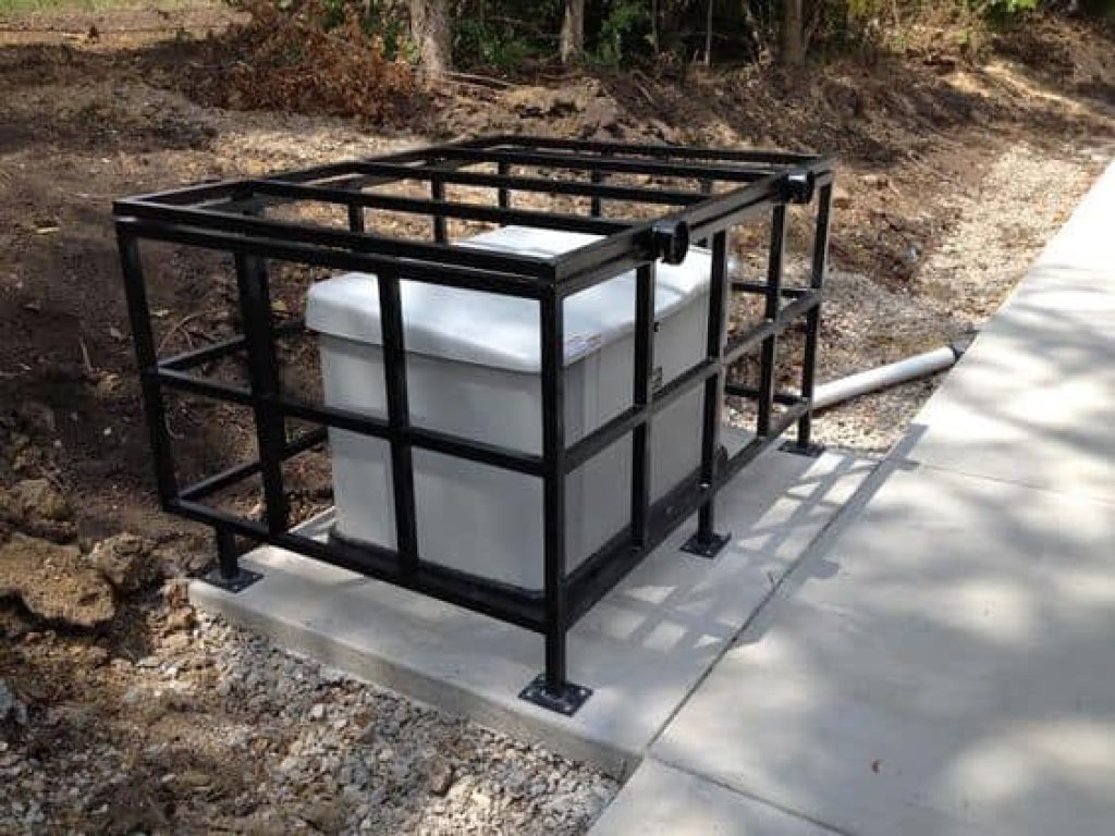 Generator Metal Cage To Prevent Theft