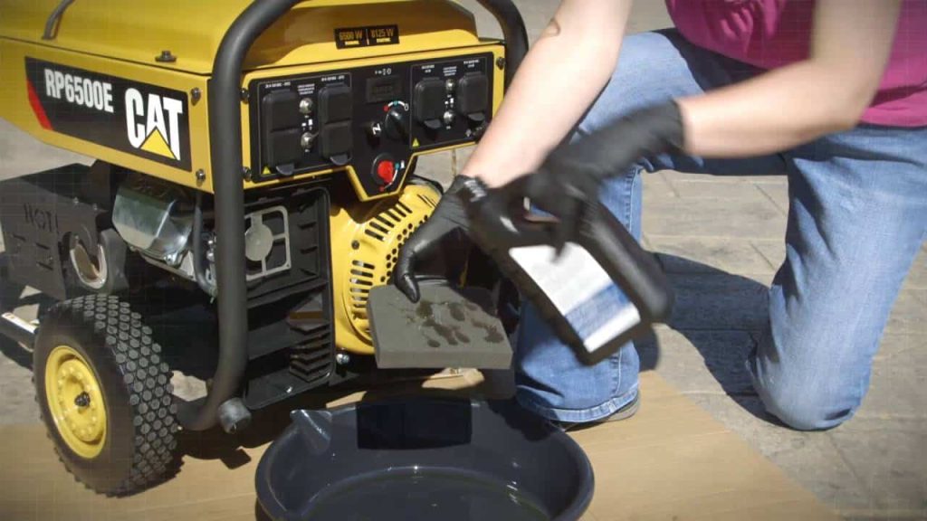 Changing Generator Oil To Prevent Overheating