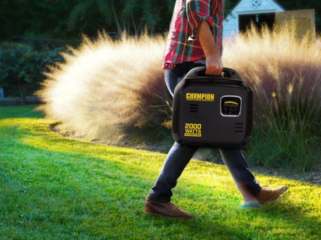 Carying A Champion 100478 Generator