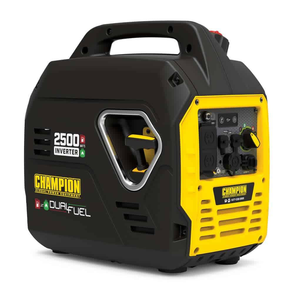 Champion 201122 2500-watt ultralight dual-fuel inverter generator