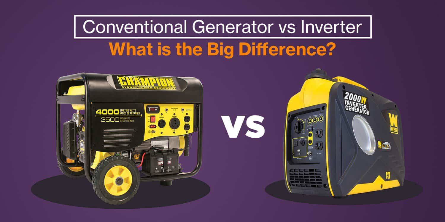 Portable Inverter Generators Vs Traditional Generators