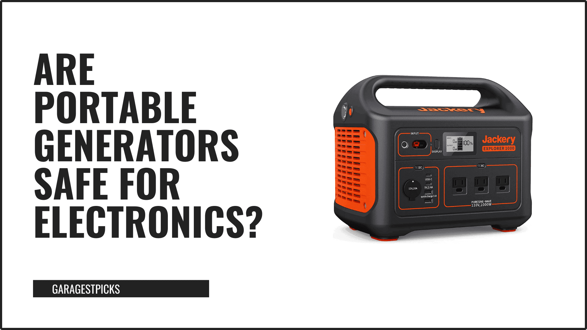 Portable Generator Safety For Electronics