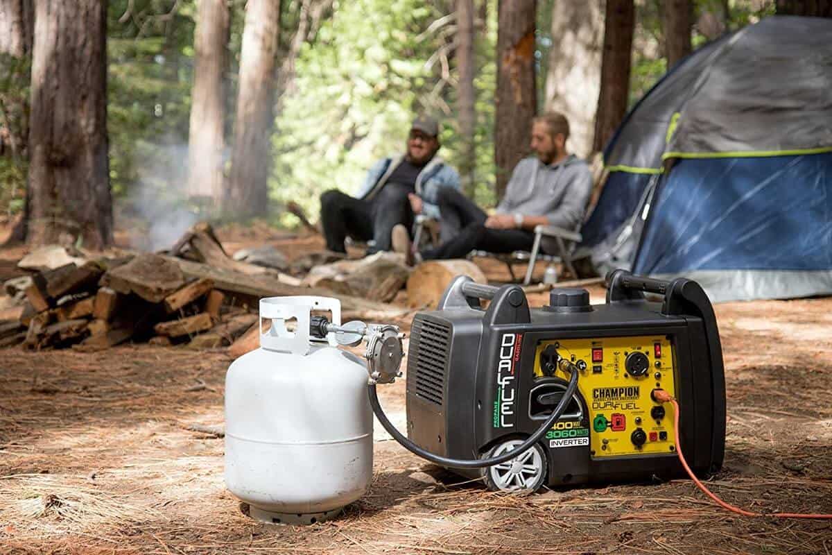 Generator Using Propane On A Campground