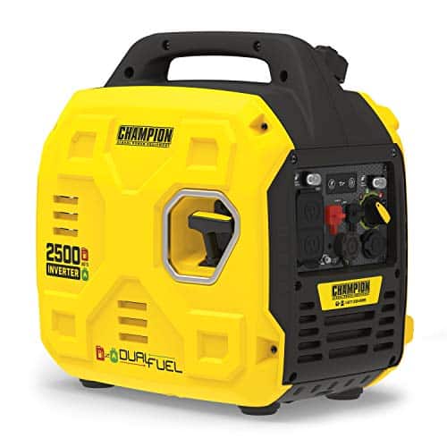 Champion 2500-watt ultralight dual-fuel inverter generator
