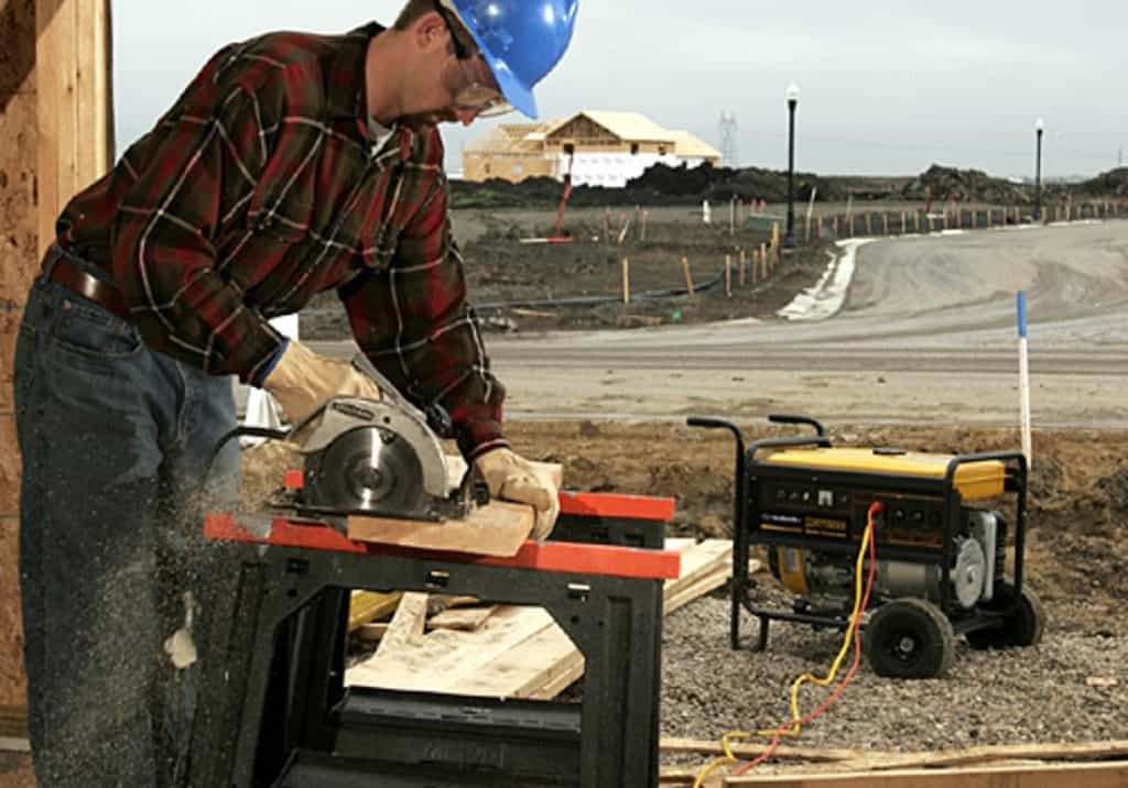 Portable Generator For Construction And Job Sites