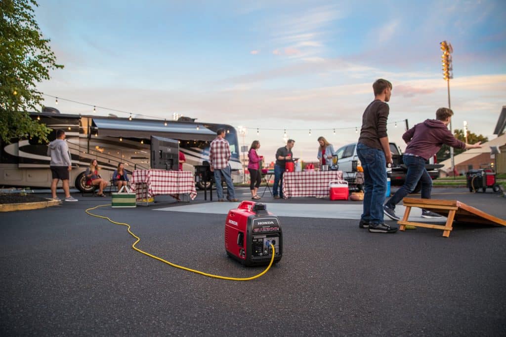 safe tailgating with portable generators